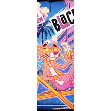 Lade das Bild in den Galerie-Viewer, Poster Panther in tropischem Strandflair Pop Art Panorama Hoch