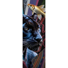 Lade das Bild in den Galerie-Viewer, Poster Panther und Fische modern Panorama Hoch