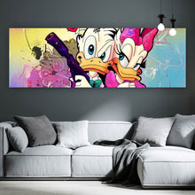 Lade das Bild in den Galerie-Viewer, Spannrahmenbild Partners in Crime Forever Panorama