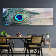 Lade das Bild in den Galerie-Viewer, Poster Pfau Feder Panorama