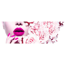 Lade das Bild in den Galerie-Viewer, Acrylglasbild Pink Lipstick Panorama