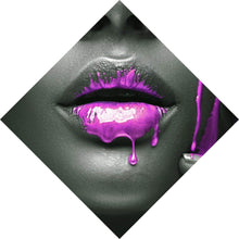 Lade das Bild in den Galerie-Viewer, Poster Pinke Lippen Raute