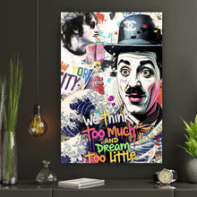 Lade das Bild in den Galerie-Viewer, Poster Pop Art Collage mit ikonischen Figuren und lebendigen Farben Hochformat