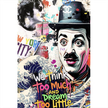 Lade das Bild in den Galerie-Viewer, Poster Pop Art Collage mit ikonischen Figuren und lebendigen Farben Hochformat