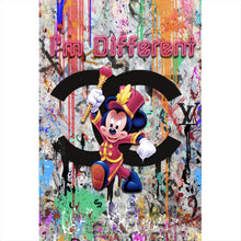 Lade das Bild in den Galerie-Viewer, Poster Pop Art Micky Portrait No. 1 Hochformat