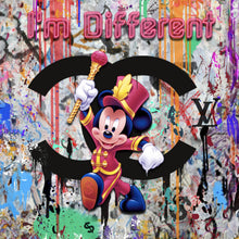 Lade das Bild in den Galerie-Viewer, Poster Pop Art Micky Portrait No.1 Quadrat