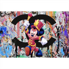 Lade das Bild in den Galerie-Viewer, Spannrahmenbild Pop Art Micky Portrait No.1 Querformat