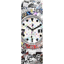 Lade das Bild in den Galerie-Viewer, Poster Pop Art Uhr Bling Panorama Hoch
