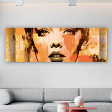 Lade das Bild in den Galerie-Viewer, Poster Porträt einer Frau in abstrakter Form Panorama