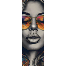Lade das Bild in den Galerie-Viewer, Poster Portrait einer Frau im Boho Stil Panorama Hoch