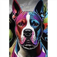 Lade das Bild in den Galerie-Viewer, Poster Portrait von drei markanten Hunden Hochformat