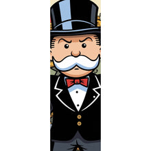 Lade das Bild in den Galerie-Viewer, Acrylglasbild Reicher Mann Geldscheine Diamanten Kunst Panorama Hoch