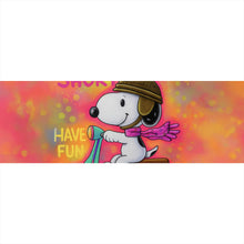 Lade das Bild in den Galerie-Viewer, Poster Retro Cartoon Hund fährt Roller Pop Art Panorama