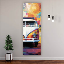 Lade das Bild in den Galerie-Viewer, Acrylglasbild Retro Bus Abstrakt Panorama Hoch