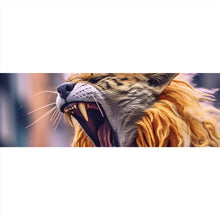 Lade das Bild in den Galerie-Viewer, Poster Rockiger Leopard der singt Panorama