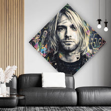 Lade das Bild in den Galerie-Viewer, Poster Rockiges Musik Porträt Raute
