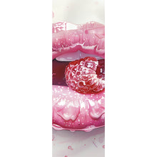 Lade das Bild in den Galerie-Viewer, Poster Rosa Lippen mit Früchten Panorama Hoch
