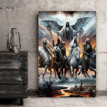 Lade das Bild in den Galerie-Viewer, Aluminiumbild RVBANG 2026 Apokalyptische Reiter Hochformat