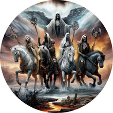 Lade das Bild in den Galerie-Viewer, Aluminiumbild RVBANG 2026 Apokalyptische Reiter Kreis