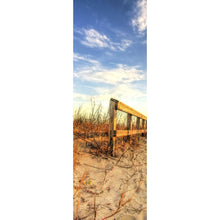 Lade das Bild in den Galerie-Viewer, Aluminiumbild gebürstet Sandstrand Panorama Hoch