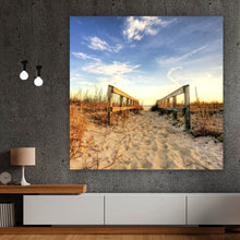 Lade das Bild in den Galerie-Viewer, Poster Sandstrand Quadrat