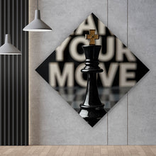 Lade das Bild in den Galerie-Viewer, Poster Schachfiguren mit inspirierender Botschaft Raute