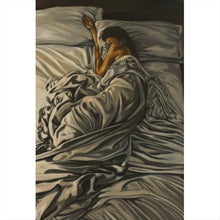 Lade das Bild in den Galerie-Viewer, Poster Schlafende Frau im Zeichenstil Hochformat