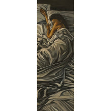 Lade das Bild in den Galerie-Viewer, Poster Schlafende Frau im Zeichenstil Panorama Hoch