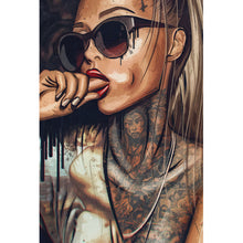 Lade das Bild in den Galerie-Viewer, Poster Sexy Tattoo Girl Hochformat
