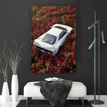 Lade das Bild in den Galerie-Viewer, Poster Sportwagen in Rosenmeer Hochformat