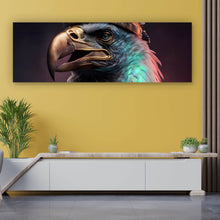 Lade das Bild in den Galerie-Viewer, Leinwandbild Stolzer Adler in königlicher Kleidung mit Schmuck Panorama