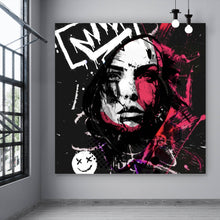 Lade das Bild in den Galerie-Viewer, Poster Street Queen Abstract Art Quadrat