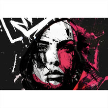 Lade das Bild in den Galerie-Viewer, Leinwandbild Street Queen Abstract Art Querformat