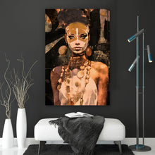 Lade das Bild in den Galerie-Viewer, Poster Surreales abstraktes Frauen Portrait Hochformat
