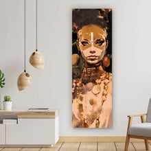 Lade das Bild in den Galerie-Viewer, Poster Surreales abstraktes Frauen Portrait Panorama Hoch