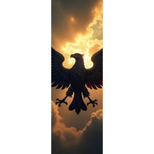 Lade das Bild in den Galerie-Viewer, Acrylglasbild Symbolischer Adler in der Abenddämmerung Panorama Hoch