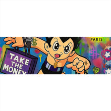 Lade das Bild in den Galerie-Viewer, Leinwandbild Take the Money and Run Panorama