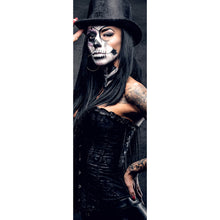 Lade das Bild in den Galerie-Viewer, Leinwandbild Tattoo La Catrina No.1 Panorama Hoch