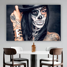 Lade das Bild in den Galerie-Viewer, Poster Tattoo La Catrina No.2 Querformat