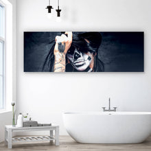 Lade das Bild in den Galerie-Viewer, Aluminiumbild Tattoo La Catrina No.4 Panorama
