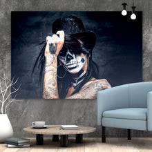 Lade das Bild in den Galerie-Viewer, Poster Tattoo La Catrina No.4 Querformat