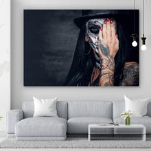 Lade das Bild in den Galerie-Viewer, Poster Tattoo La Catrina No.3 Querformat