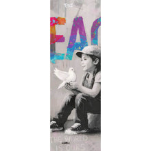 Lade das Bild in den Galerie-Viewer, Poster The World is ours Peace Panorama Hoch