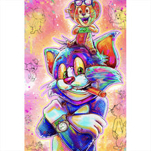 Lade das Bild in den Galerie-Viewer, Leinwandbild TJ Gangster Pop Art Hochformat