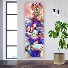 Lade das Bild in den Galerie-Viewer, Leinwandbild TJ Gangster Pop Art Panorama Hoch