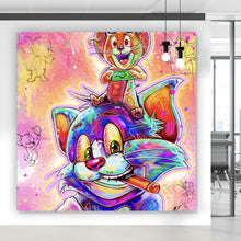 Lade das Bild in den Galerie-Viewer, Poster TJ Gangster Pop Art Quadrat