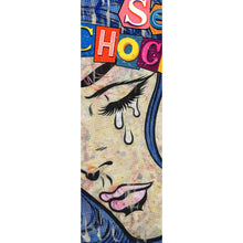 Lade das Bild in den Galerie-Viewer, Acrylglasbild Tränen Frau Send Chocolate Panorama Hoch