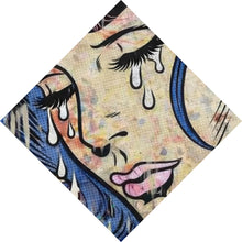 Lade das Bild in den Galerie-Viewer, Spannrahmenbild Tränen Frau Send Chocolate Raute