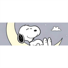 Lade das Bild in den Galerie-Viewer, Spannrahmenbild Traumhafter niedlicher Hund mit inspirierendem Spruch Panorama