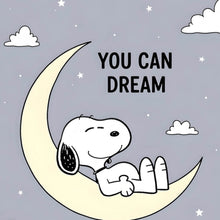 Lade das Bild in den Galerie-Viewer, Acrylglasbild Traumhafter niedlicher Hund mit inspirierendem Spruch Quadrat